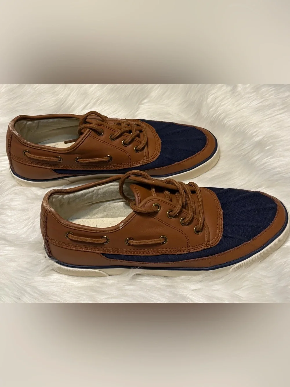 Polo Parkstone Low Leather Canvas Shoes
